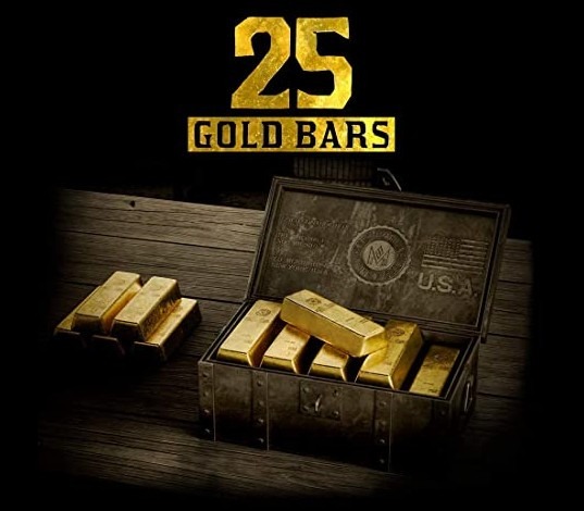 Red Dead Online - 25 Gold Bars