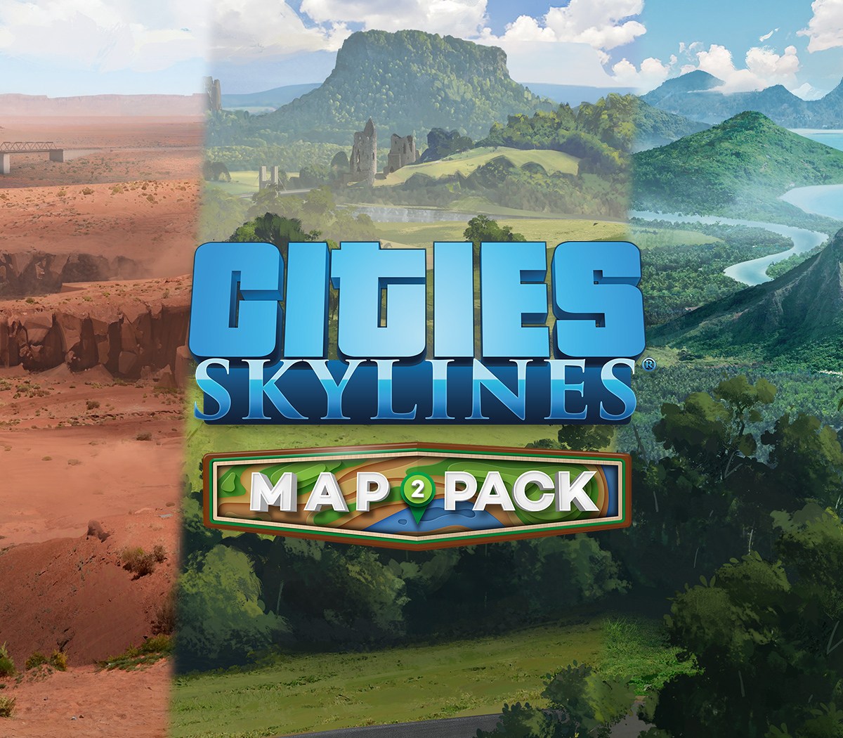 Cities: Skylines - Content Creator Pack: Map Pack 2 DLC (EUROPE - all countries)