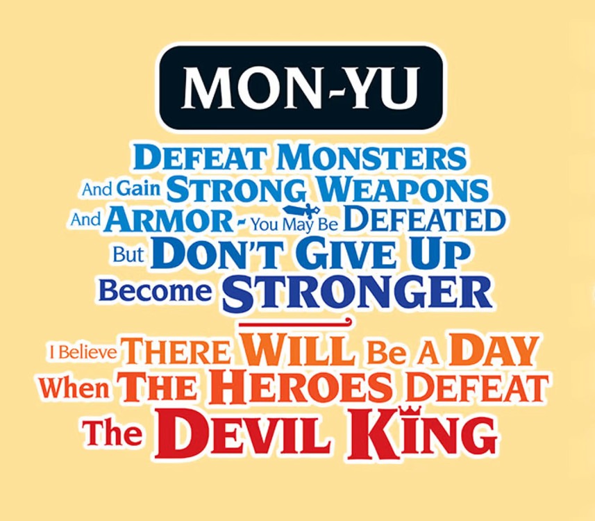 Mon-Yu: Defeat Monsters And Gain Strong Weapons And Armor. You May Be Defeated, But Don’t Give Up. Become Stronger. I Believe There Will Be A Day When The Heroes Defeat The Devil King. (EUROPE - all countries)