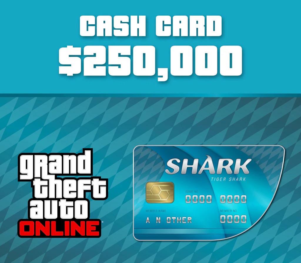 Grand Theft Auto Online - $250,000 Tiger Shark Cash Card FR (OTHER)