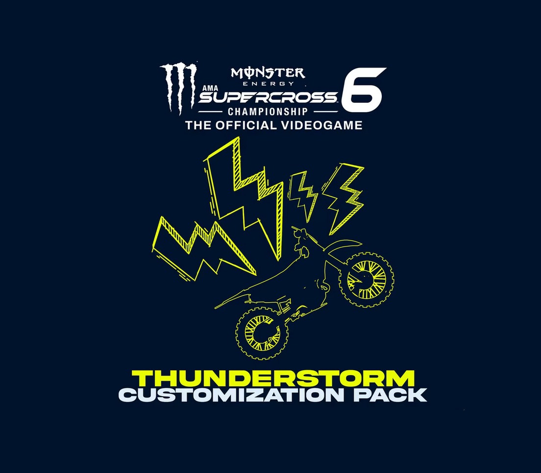 Monster Energy Supercross 6 - Thunderstorm Customization Pack DLC (EUROPE - all countries)