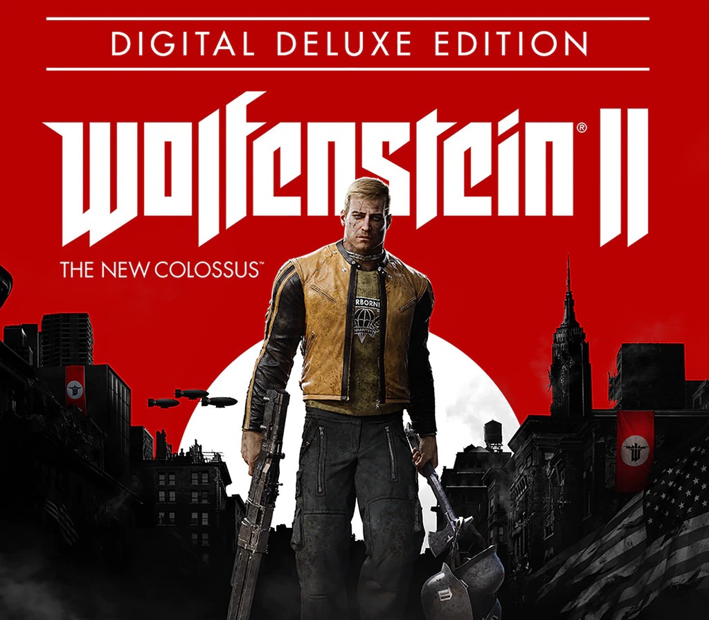 Wolfenstein II: The New Colossus Digital Deluxe Edition PC Windows (Rest of the world (RoW) - custom)