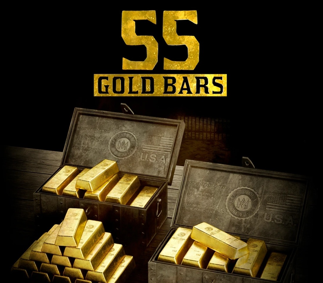 Red Dead Online - 55 Gold Bars